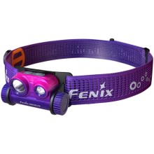 Fenix HM65RDTNEB -LED Czołówka akumulatorowa LED/USB IP68 1500 lm 300 h fioletowa/różowa