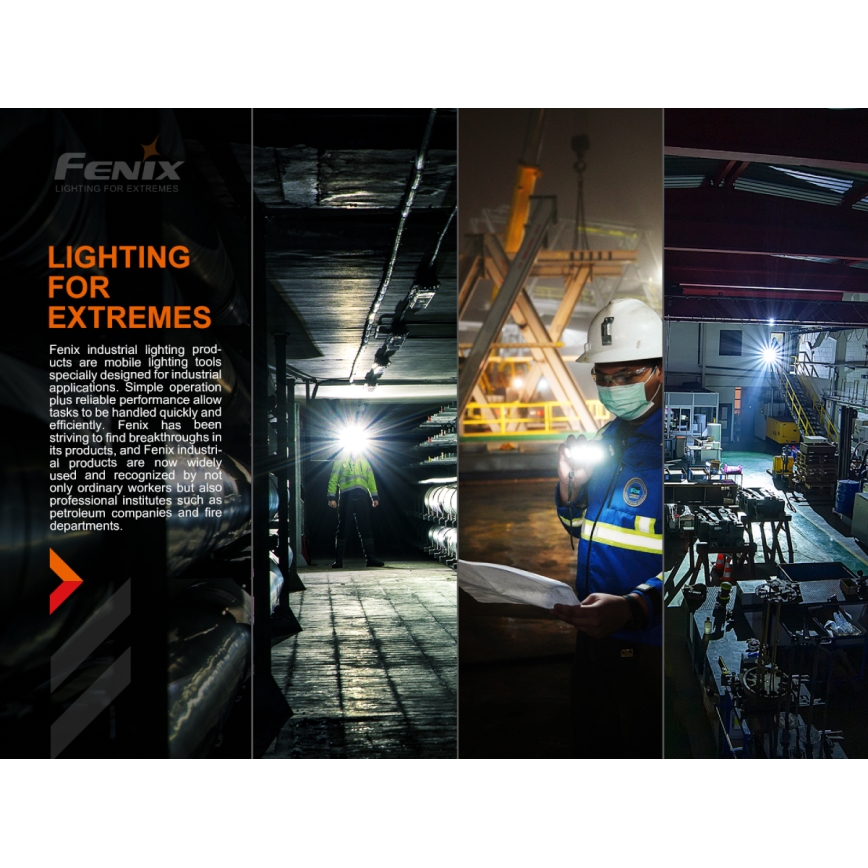 Fenix HM70R - LED Czołówka akumulatorowa 4xLED/1x21700 IP68 1600 błyszcz. 800 h 5000 mAh