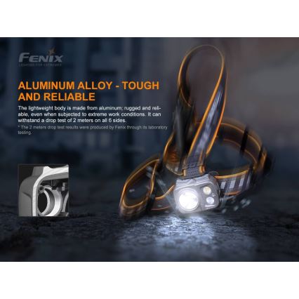 Fenix HP25RV20 - LED Ściemnialna akumulatorowa czołówka 3xLED/1x21700 IP66 1600 lm 800 h