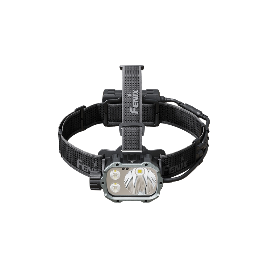 Fenix HP35R - ściemnialna, ładowalna czołówka LED/USB, akumulator 5000 mAh, IP66, 4000 lm, czas pracy do 500 h, czarny