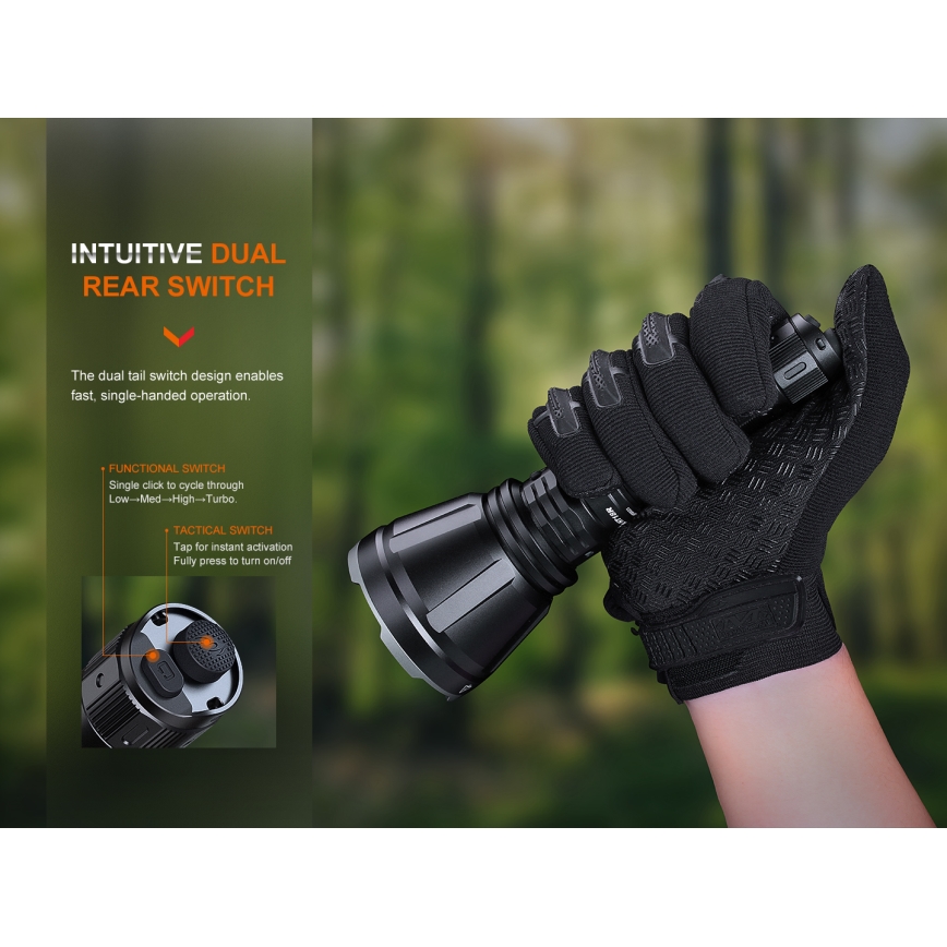 Fenix HT18R - LED Ściemnialna akumulatorowa latarka LED/1x21700 IP68 2800 błyszcz. 42 h 5000 mAh