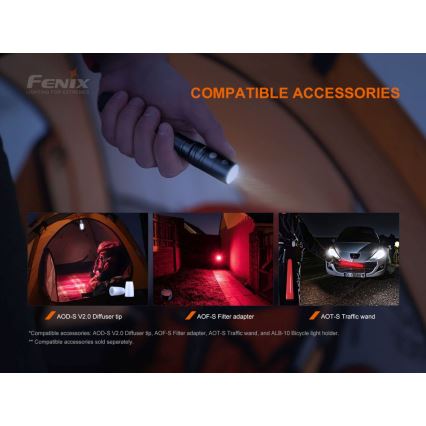 Fenix LD22V20 - LED Latarka akumulatorowa LED/USB IP66 800 lm 220 godz.