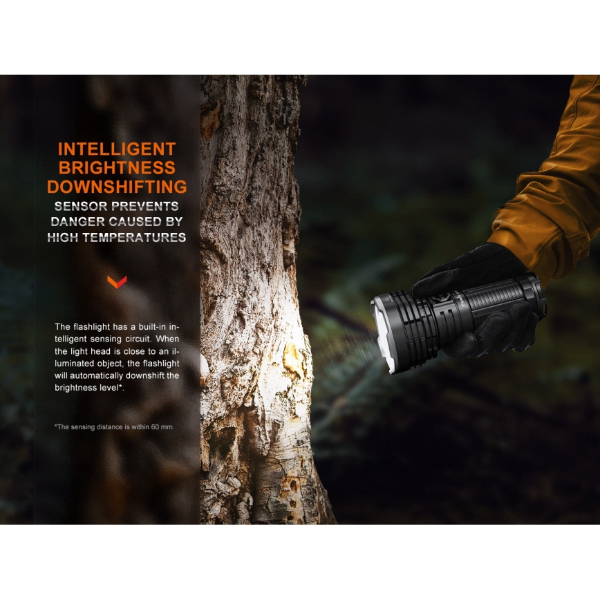 Fenix LR40RV20 - LED Latarka akumulatorowa LED/USB IP68 15000 błyszcz. 177 h 5000 mAh