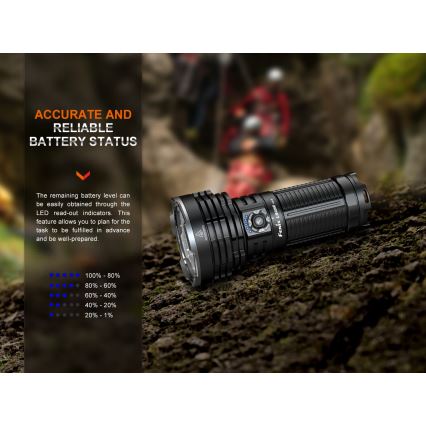 Fenix LR40RV20 - LED Latarka akumulatorowa LED/USB IP68 15000 błyszcz. 177 h 5000 mAh