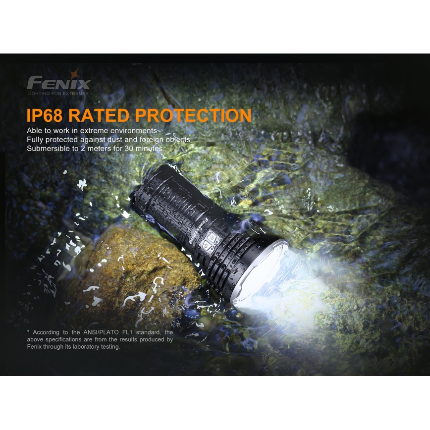 Fenix LR50R - LED Latarka akumulatorowa 4xLED/USB IP68