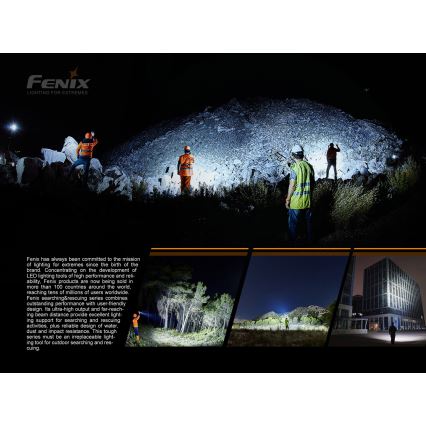 Fenix LR50R - LED Latarka akumulatorowa 4xLED/USB IP68