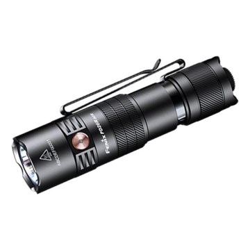 Fenix PD26RACE - Ładowalna latarka LED z regulacją jasności, USB, 1600 mAh, IP68, 1300 lm, 556 h, czarna