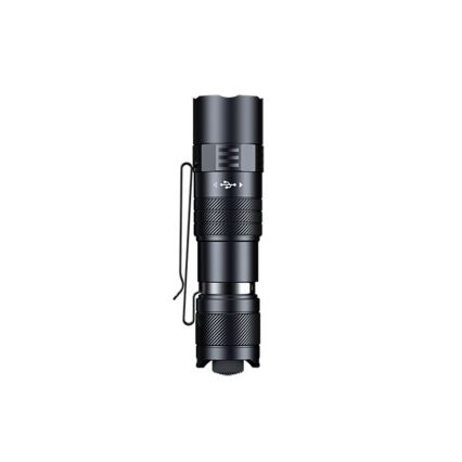 Fenix PD26RACE - Ładowalna latarka LED z regulacją jasności, USB, 1600 mAh, IP68, 1300 lm, 556 h, czarna