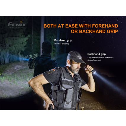 Fenix PD35V30 - LED Latarka akumulatorowa LED/USB/2xCR123A IP68 1700 błyszcz. 230 h 2600 mAh