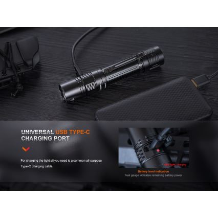 Fenix PD36RPRO - LED Taktyczna latarka akumulatorowa LED/USB IP68 2800 lm 42 h 5000 mAh