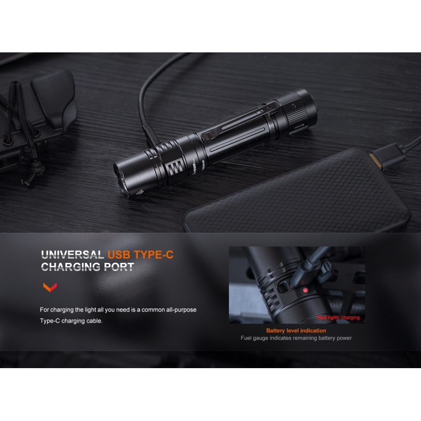 Fenix PD36RPRO - LED Taktyczna latarka akumulatorowa LED/USB IP68 2800 lm 42 h 5000 mAh
