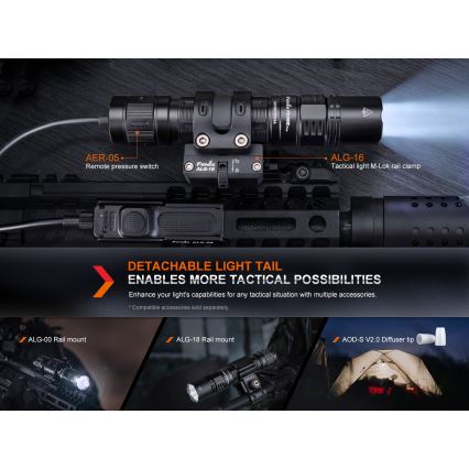 Fenix PD36RPRO - LED Taktyczna latarka akumulatorowa LED/USB IP68 2800 lm 42 h 5000 mAh