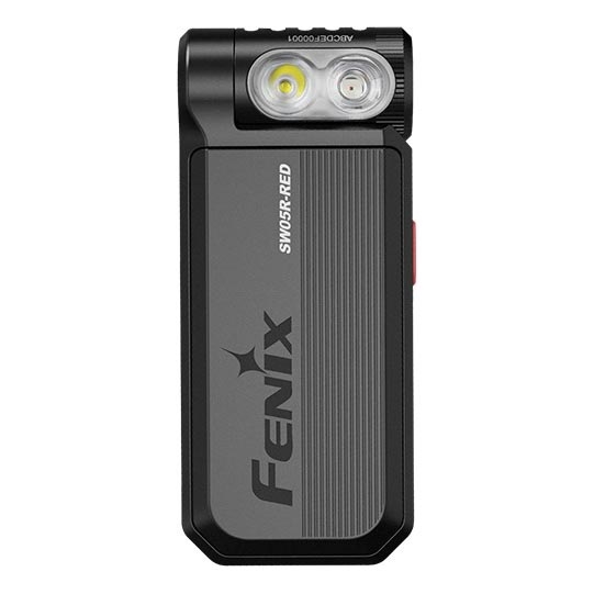Fenix SW05RREDBLC - LED Ściemnialna ładowalna latarka LED/USB IPX6 150 lm 49 h czarny