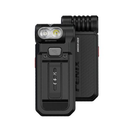 Fenix SW05RREDBLC - LED Ściemnialna ładowalna latarka LED/USB IPX6 150 lm 49 h czarny