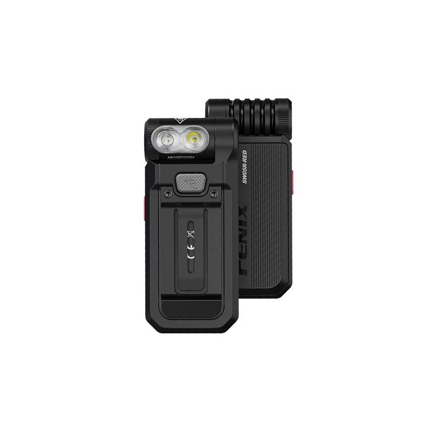 Fenix SW05RREDBLC - LED Ściemnialna ładowalna latarka LED/USB IPX6 150 lm 49 h czarny