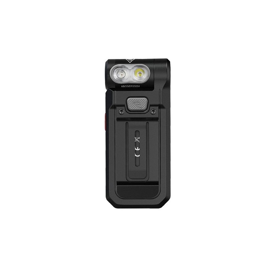 Fenix SW05RREDBLC - LED Ściemnialna ładowalna latarka LED/USB IPX6 150 lm 49 h czarny