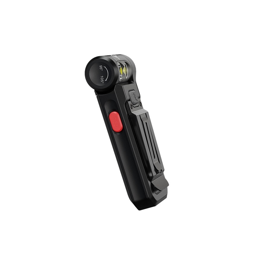 Fenix SW05RREDBLC - LED Ściemnialna ładowalna latarka LED/USB IPX6 150 lm 49 h czarny