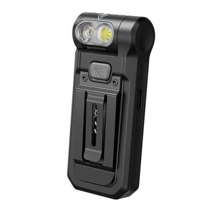 Fenix SW05RUVBLC - Regulowana jasność latarka LED z ładowaniem USB LED/USB IPX6 150 lm 49 h 700 mAh czarna