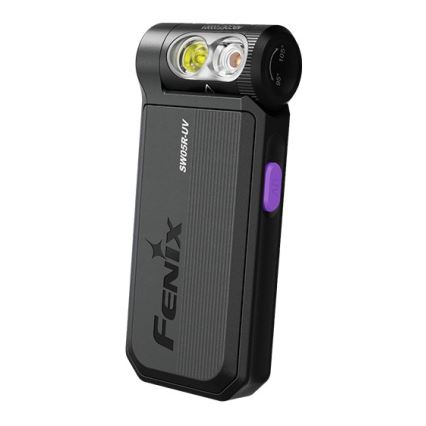 Fenix SW05RUVBLC - Regulowana jasność latarka LED z ładowaniem USB LED/USB IPX6 150 lm 49 h 700 mAh czarna