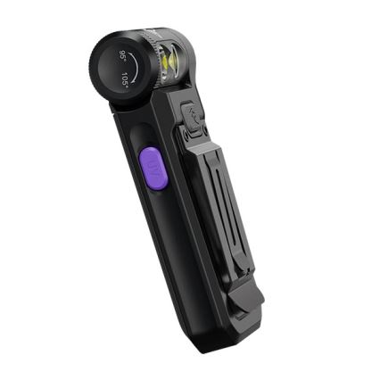 Fenix SW05RUVBLC - Regulowana jasność latarka LED z ładowaniem USB LED/USB IPX6 150 lm 49 h 700 mAh czarna