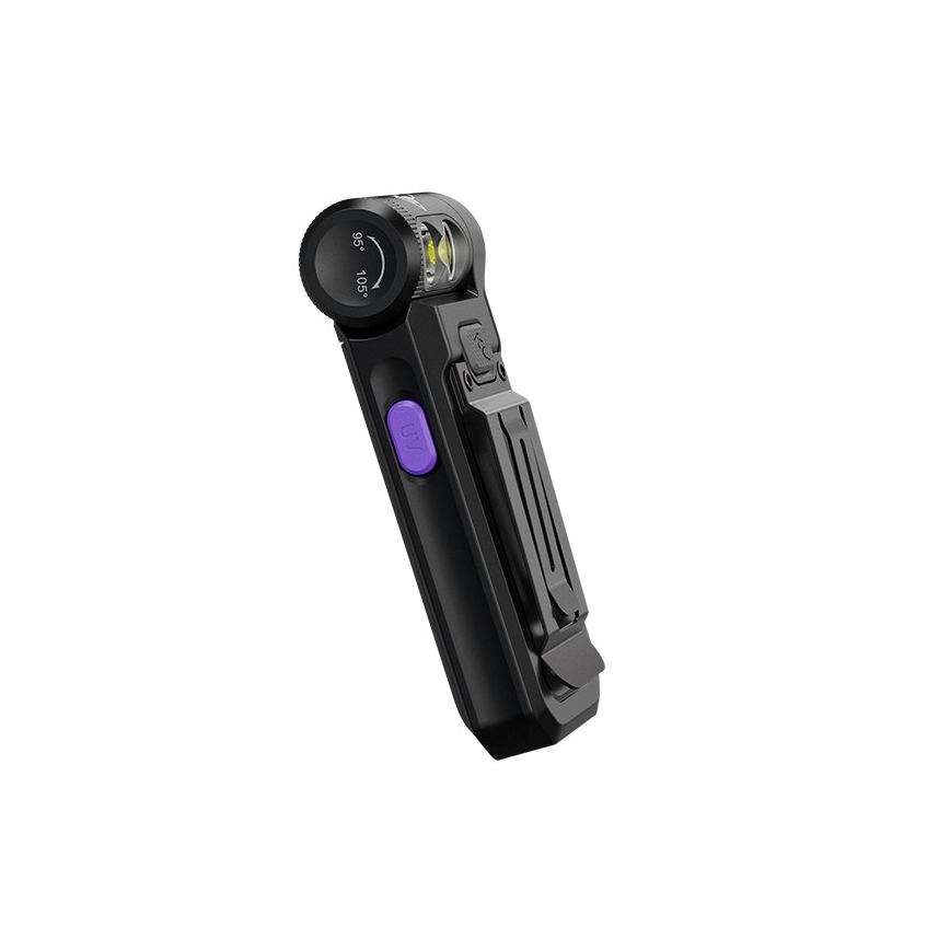 Fenix SW05RUVBLC - Regulowana jasność latarka LED z ładowaniem USB LED/USB IPX6 150 lm 49 h 700 mAh czarna