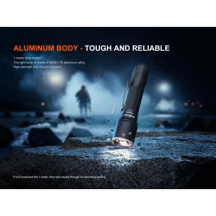 Fenix TK17BLK - ściemnialna ładowalna latarka LED/USB 6000 mAh IP68 3600 lm 60 h czarna