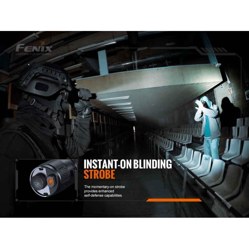 Fenix TK20RV20 - LED Taktyczna latarka akumulatorowa LED/USB IP68 3000 lm 48 godz.