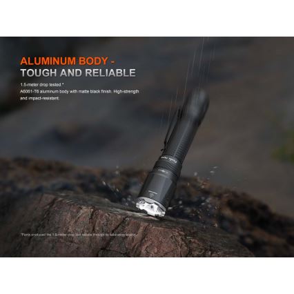 Fenix TK21RBLK - ściemnialna ładowalna latarka LED/USB 6000 mAh IP68 3600 lm 72,5 h czarna