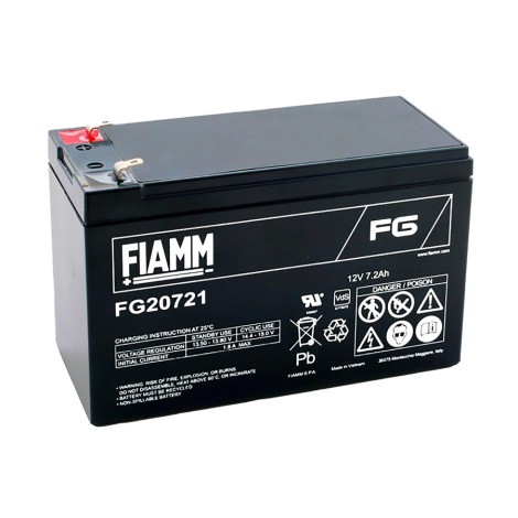 Fia mm FG20721 - Akumulator kwasowo-ołowiowy 12V/7.2Ah/faston 4.7  mm