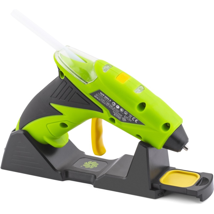 Fieldmann - AKU pistolet do kleju 4V 1500 mAh zielony