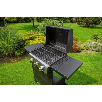 Fieldmann - Grill gazowy 3-palnikowy czarny