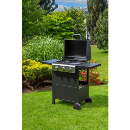 Fieldmann - Grill gazowy 3-palnikowy czarny