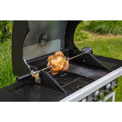 Fieldmann - Grill gazowy 3x palnik matowy chrom