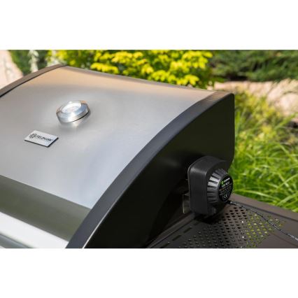 Fieldmann - Grill gazowy 3x palnik matowy chrom