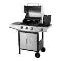 Fieldmann - Grill gazowy 4x palnik matowy chrom/czarny