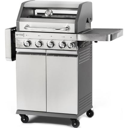 Fieldmann - Grill gazowy 5-palnikowy matowy chrom