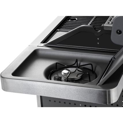 Fieldmann - Grill gazowy 5-palnikowy matowy chrom