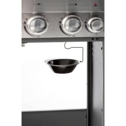 Fieldmann - Grill gazowy 5-palnikowy matowy chrom