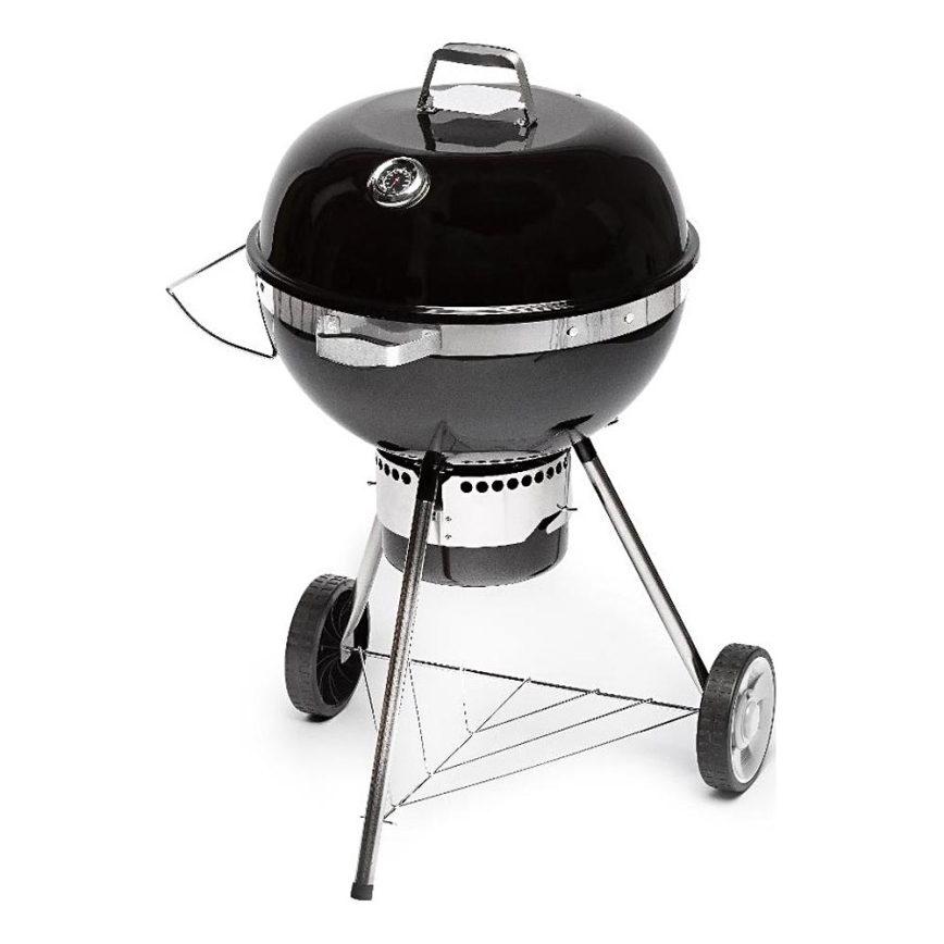 Fieldmann - Grill na węgiel drzewny czarny/chrom