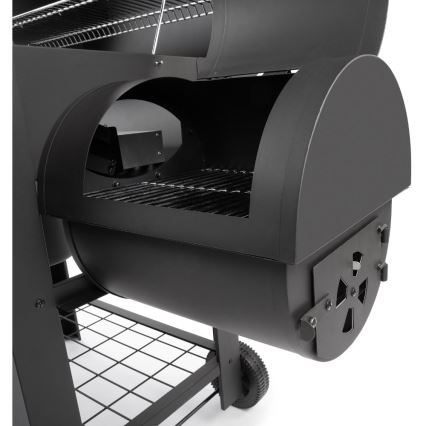Fieldmann - Grill na węgiel drzewny z wędzarnią czarny