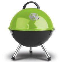 Fieldmann - Grill stołowy na węgiel zielony/czarny