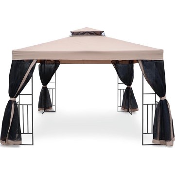 Fieldmann - Namiot ogrodowy 3x3 m beżowy/czarny