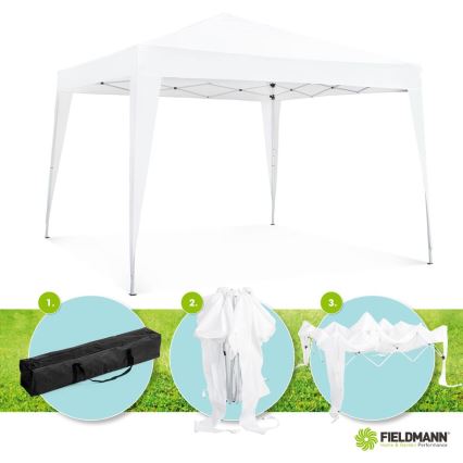 Fieldmann - Namiot ogrodowy 3x3 m biały