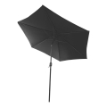Fieldmann - Parasol śr. 3 m czarny