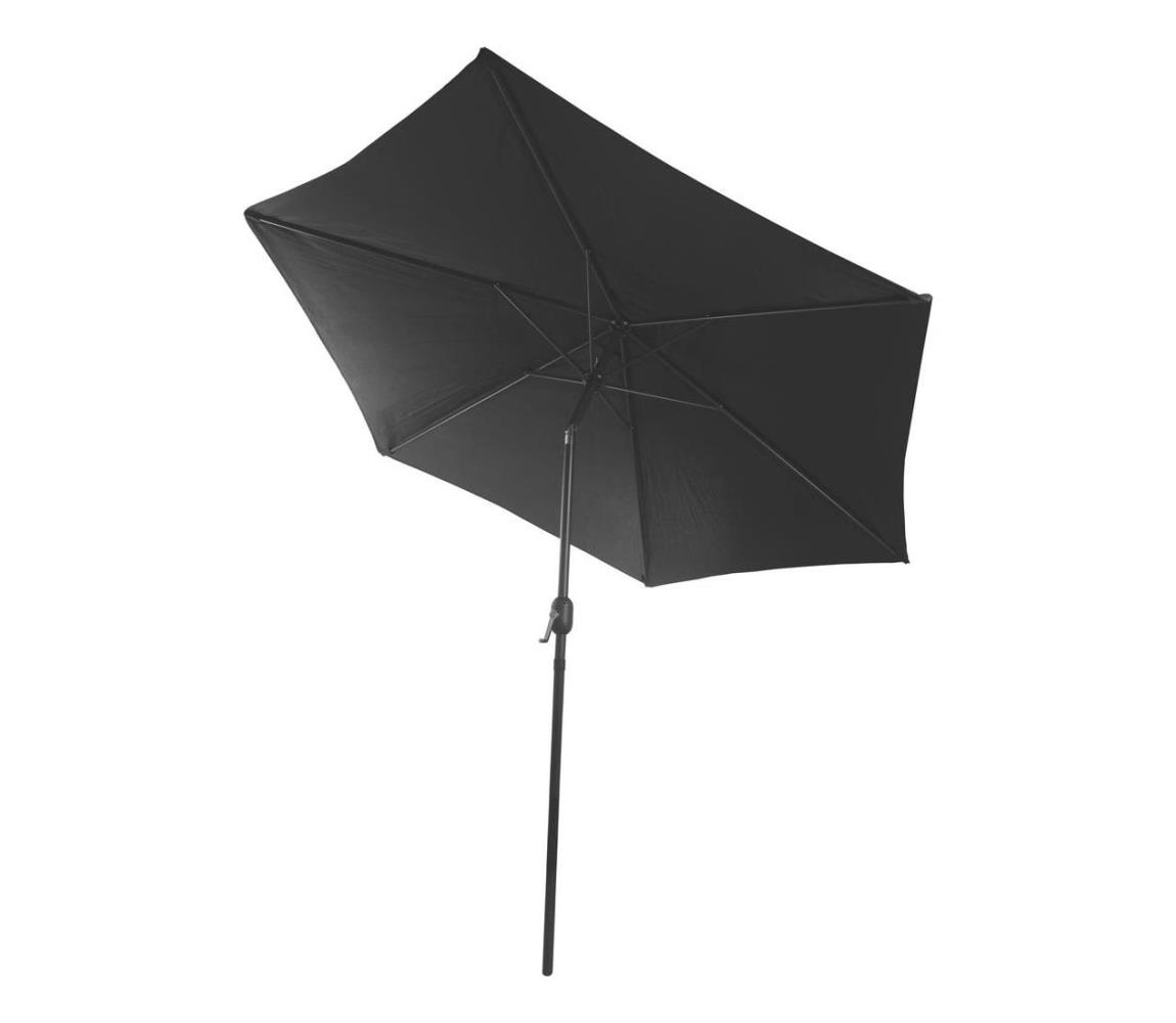 Fieldmann - Parasol śr. 3 m czarny