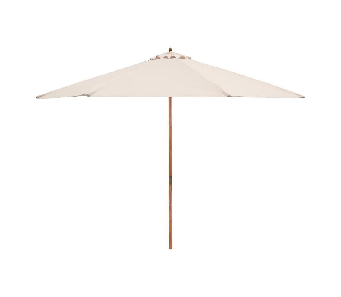 Fieldmann - Parasol śr. 3 m kremowy/akacja