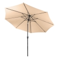 Fieldmann - Parasol śr. 3 m kremowy