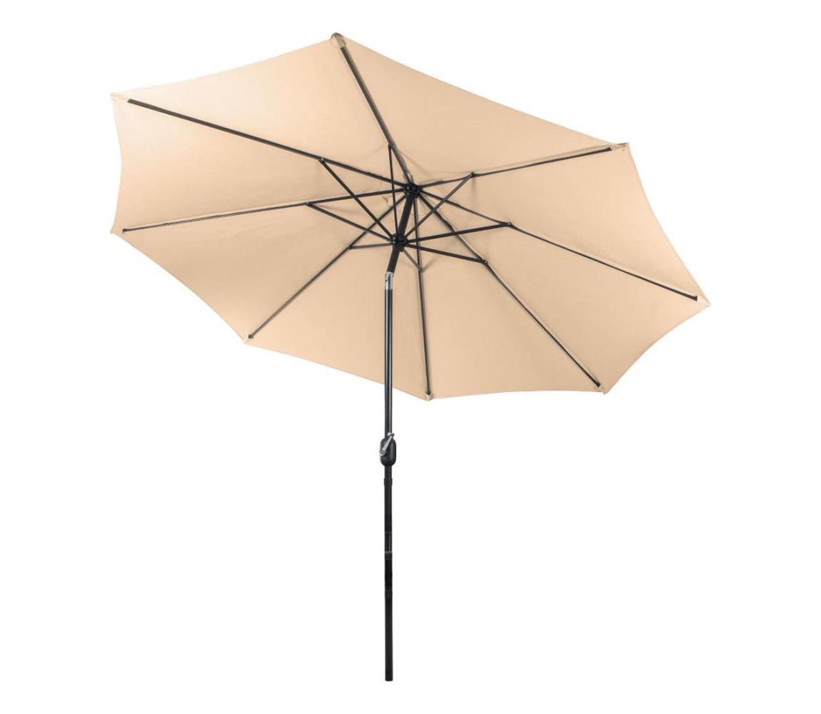Fieldmann - Parasol śr. 3 m kremowy