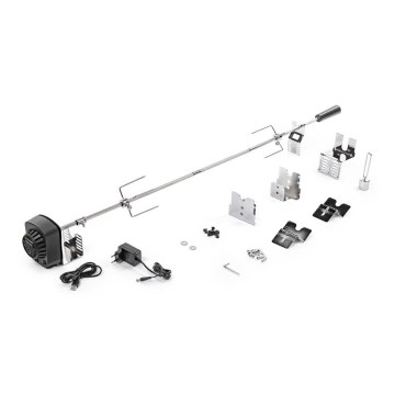 Fieldmann - Rożen obrotowy z silnikiem 230 V, stal nierdzewna