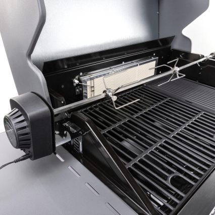 Fieldmann - Rożen obrotowy z silnikiem 230 V, stal nierdzewna